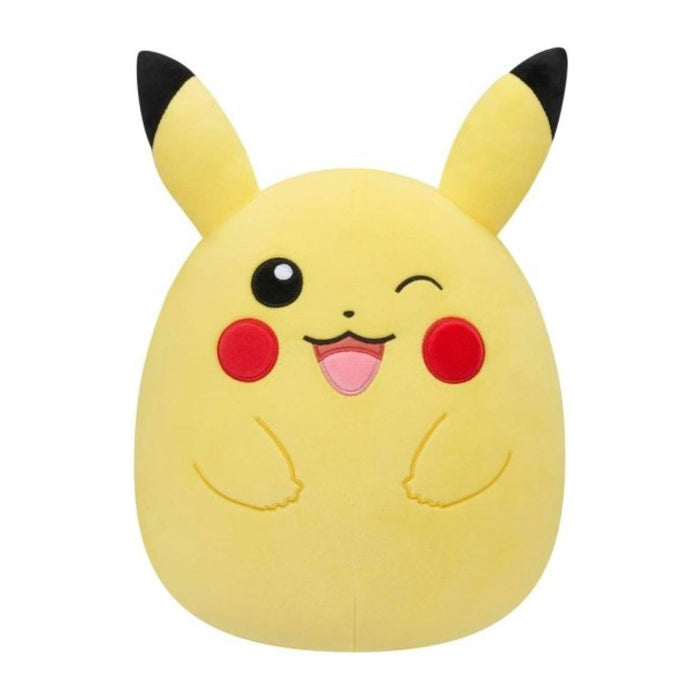Squishmallow 10 Inch Pokemon Winking Pikachu Plush Toy - Owl & Goose Gifts