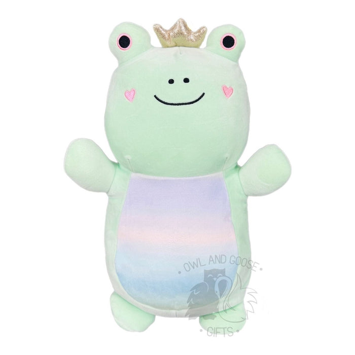 Squishmallow 14 Inch Fenra the Frog Valentine Hug Mees Plush Toy - Owl & Goose Gifts