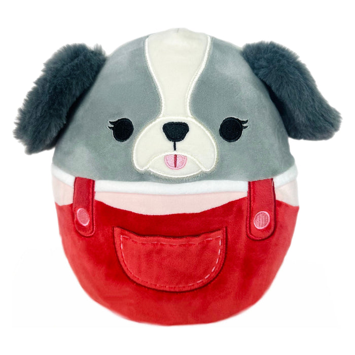 Squishmallow 8 Inch Malu the Dog in Overalls Plush Toy *FINAL SALE*