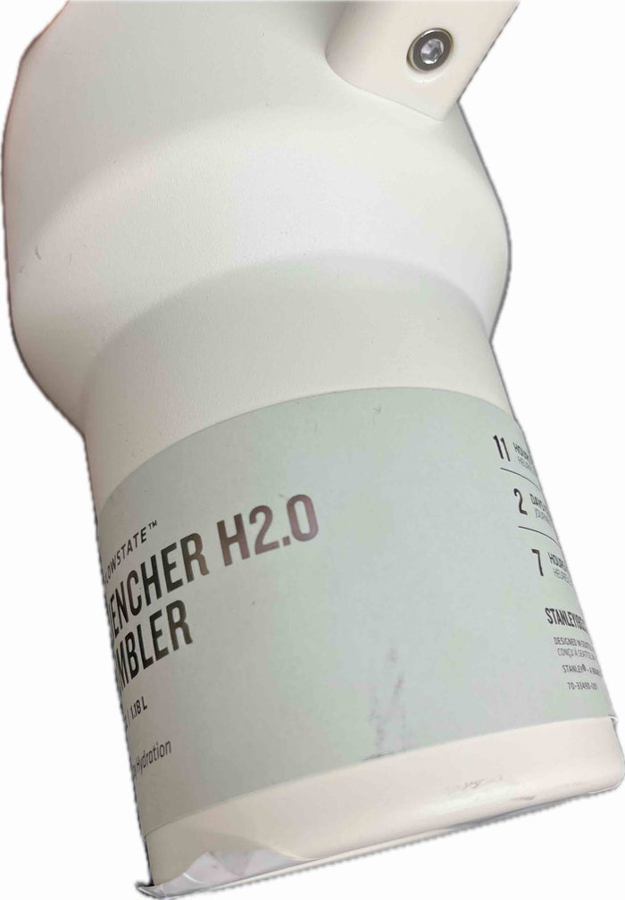 Stanley Quencher H2.0 Tumbler With Handle And Straw Cream 2.0 40oz