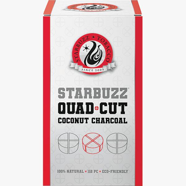 Starbuzz Quad Cut Coconut Charcoal -112 Pcs (Wholesale)