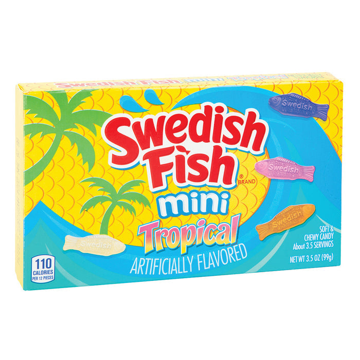 Swedish Mini Tropical Fish 3.5oz Theater Box - 12ct