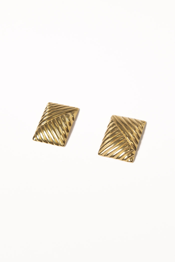 Petal and Pup USA ACCESSORIES Taytum Earrings - Gold One Size