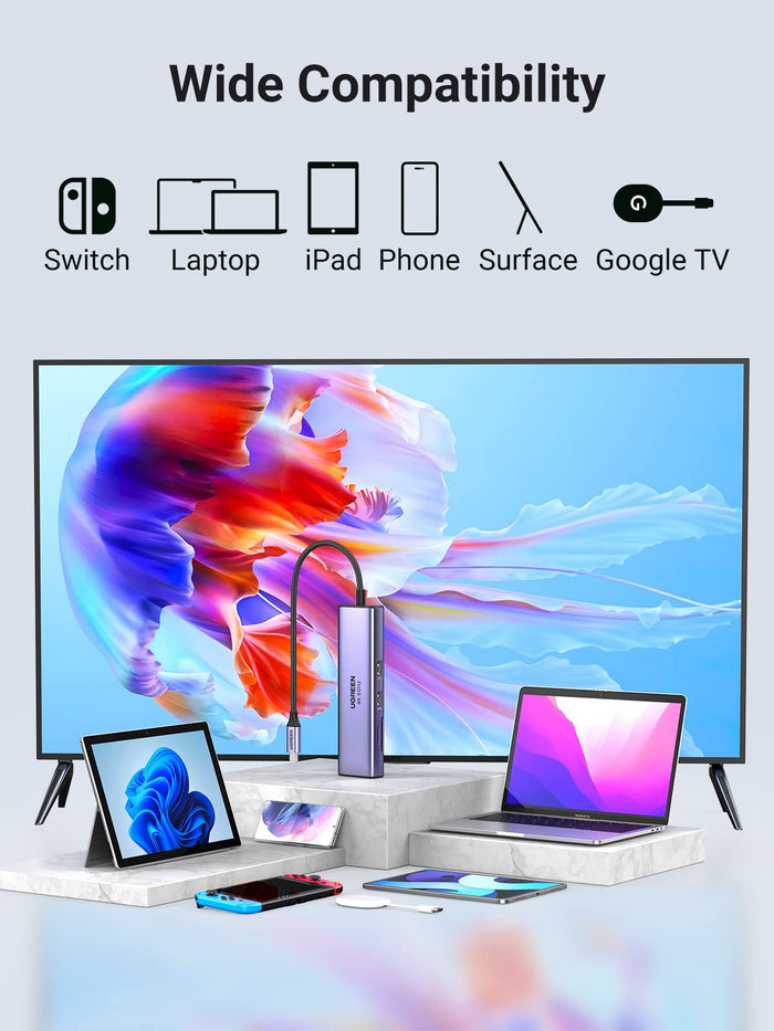 Ugreen USB C 7 in 1 Hub with 4K 60Hz HDMI - UGREEN