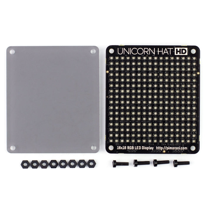 Unicorn HAT HD by Pimoroni - The Pi Hut