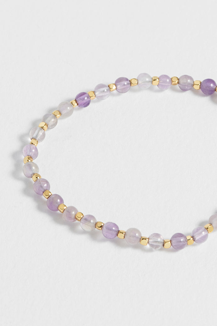 Wellness Amethyst Gemstone Amelia Bracelet