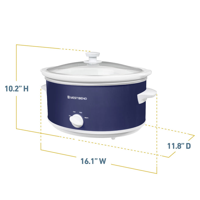 West Bend Slow Cooker, 6 Qt. Capacity - West Bend