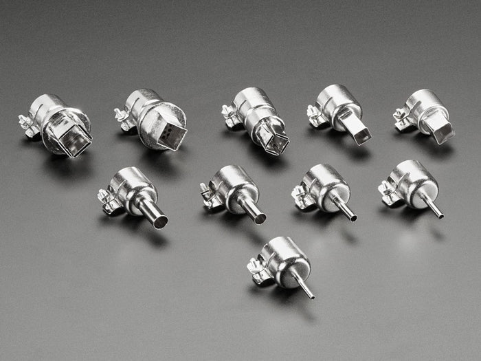 10-piece Hot Air Rework Soldering Nozzle Kit by The Pi Hut - The Pi Hut