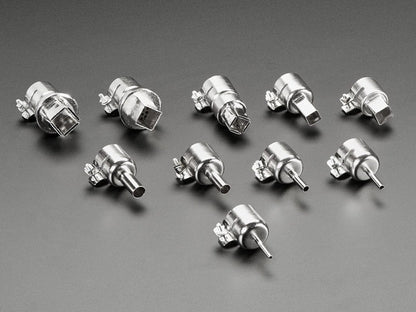 10-piece Hot Air Rework Soldering Nozzle Kit by The Pi Hut - The Pi Hut