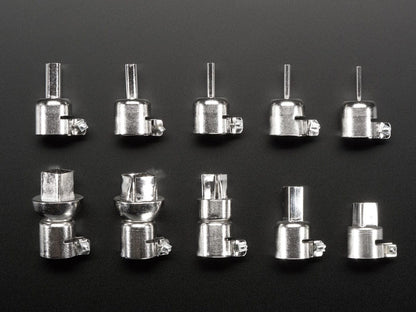10-piece Hot Air Rework Soldering Nozzle Kit by The Pi Hut - The Pi Hut