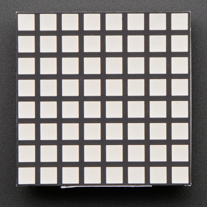 1.2" 8x8 Matrix Square Pixel - Amber (KWM-R30881CUAB) by Adafruit - The Pi Hut