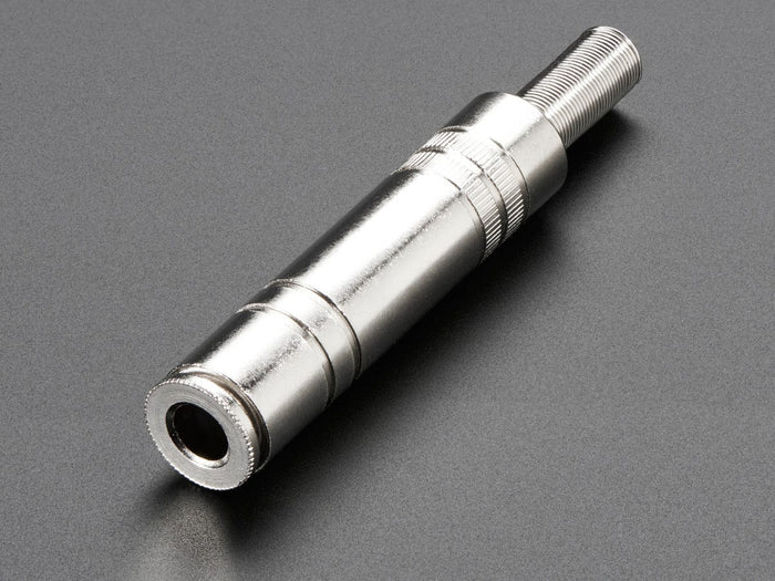 1/4" (6.35mm) DIY Stereo In-Line Jack [discontinued] by The Pi Hut - The Pi Hut