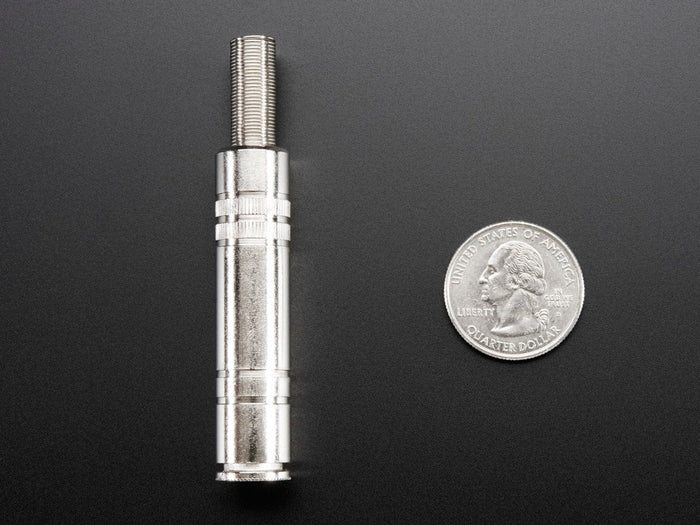 1/4" (6.35mm) DIY Stereo In-Line Jack [discontinued] by The Pi Hut - The Pi Hut