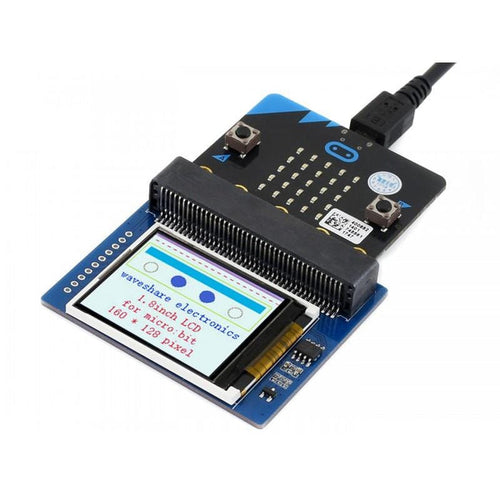1.8" Colour Display Module for micro:bit (160x128) by Waveshare - The Pi Hut