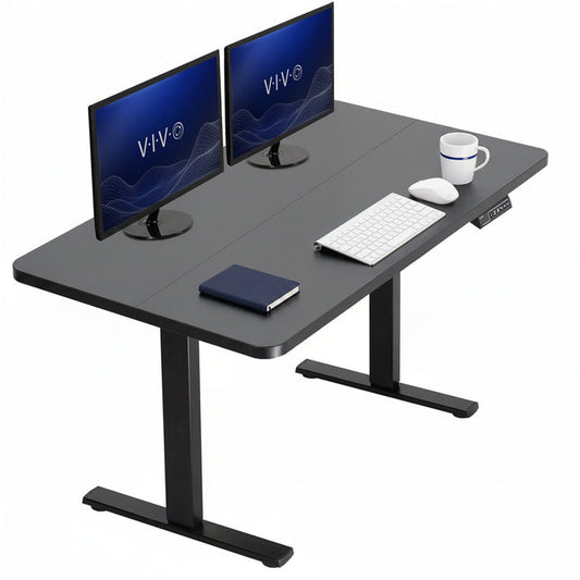 Single Motor Electric Desk with Push Button Memory Controller