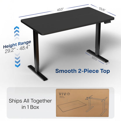 Single Motor Electric Desk with Height Adjustment