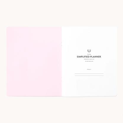 2026 Softcover Monthly Simplified Planner - Happy Stripe