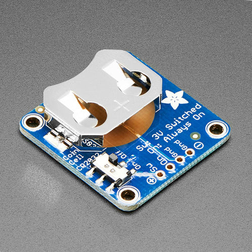20mm Coin Cell Breakout w/On-Off Switch (CR2032) by Adafruit - The Pi Hut