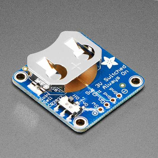20mm Coin Cell Breakout w/On-Off Switch (CR2032) by Adafruit - The Pi Hut