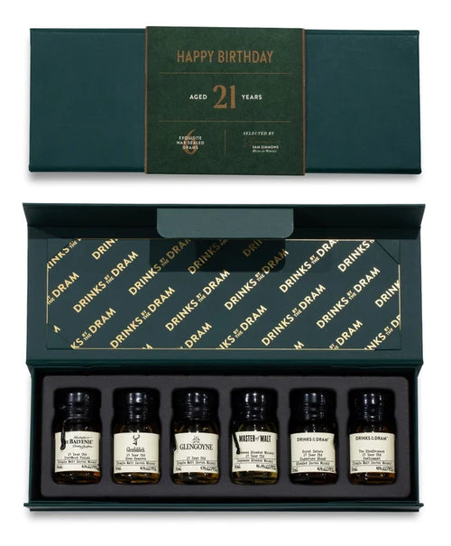 21st Birthday Whisky 6 Dram Tasting Set 18cl