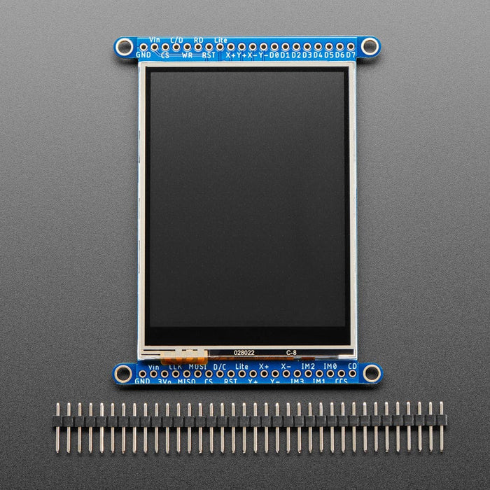 2.8" TFT LCD with Touchscreen Breakout Board with MicroSD Socket (ILI9341) by Adafruit - The Pi Hut