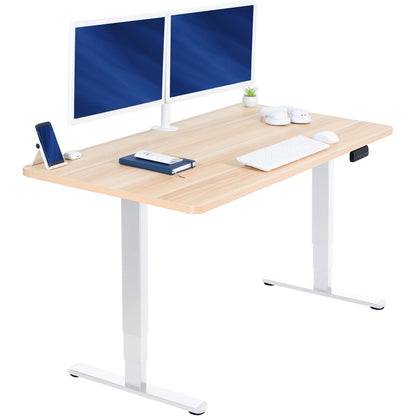 Light Wood / White / 55" x 28"
