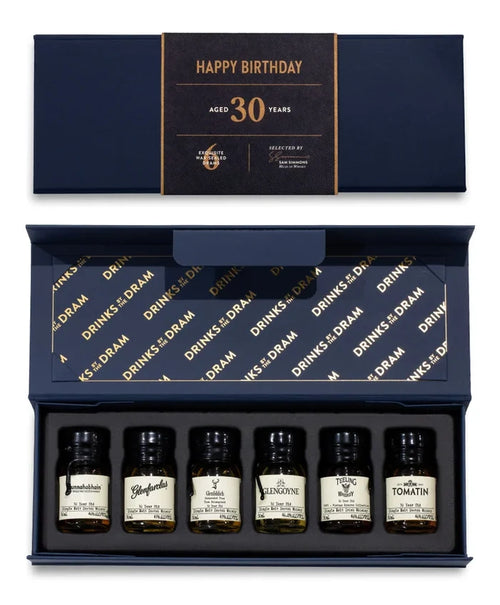 30th Birthday Whisky 6 Dram Tasting Set 18cl