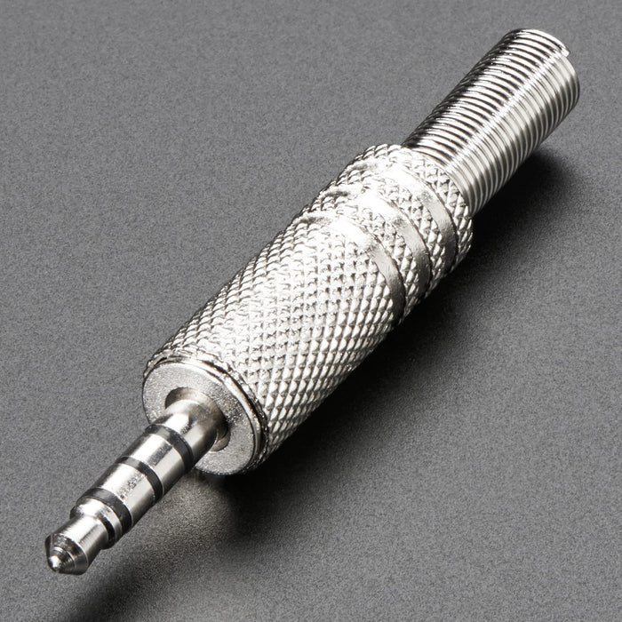 3.5mm (1/8") DIY 4-Pole (TRRS) Plug by Adafruit - The Pi Hut