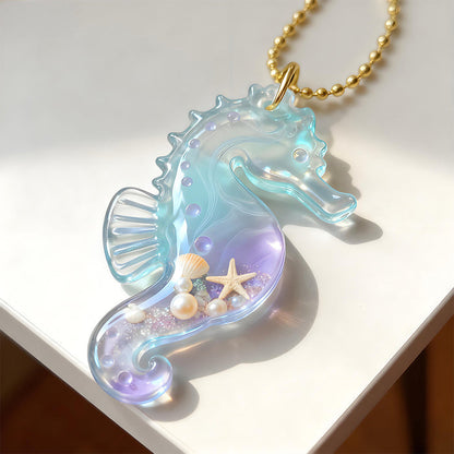 3pcs Marine Creature Pendant Resin Mold