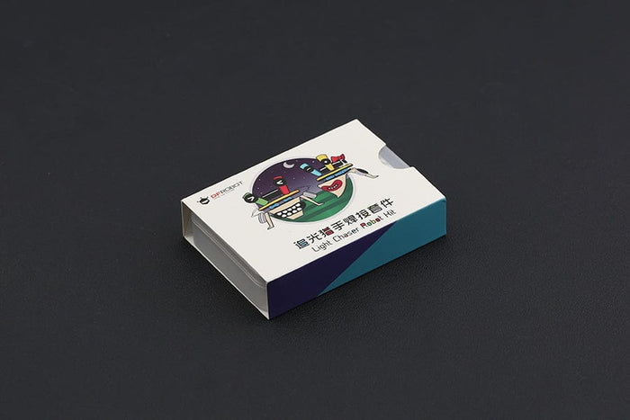 4-Soldering Light Chaser Beam Robot Kit [Discontinued] by DFRobot - The Pi Hut