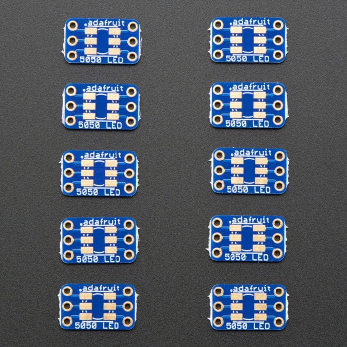 5050 LED breakout PCB - 10 pack! by Adafruit - The Pi Hut