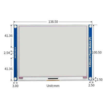 5.65" ACeP 7-Colour E-Paper Display Module by Waveshare - The Pi Hut