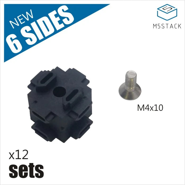 6 Sides Plastic Corner Connector for 1515 Aluminum Extrusions - m5stack-store