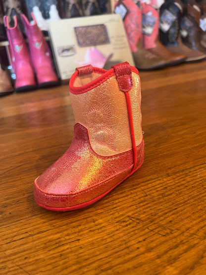 Twister Pink Baby Buckers Cowboy Boots