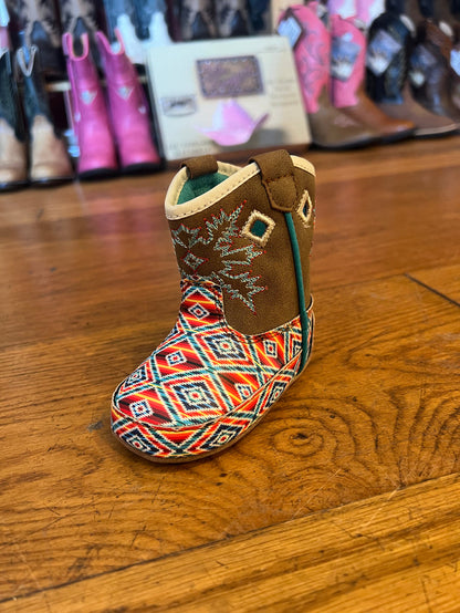 Twister Aztec Baby Buckers Cowboy Boots