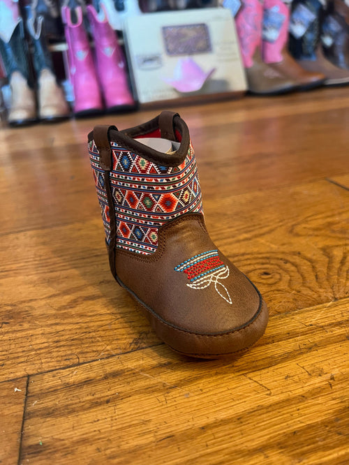 Twister Aztec Baby Buckers Cowboy Boots