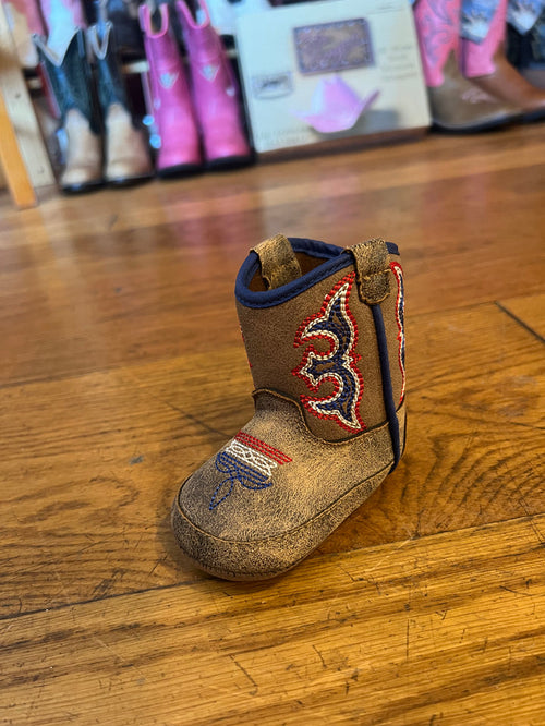 Twister Patriot Baby Buckers Cowboy Boots