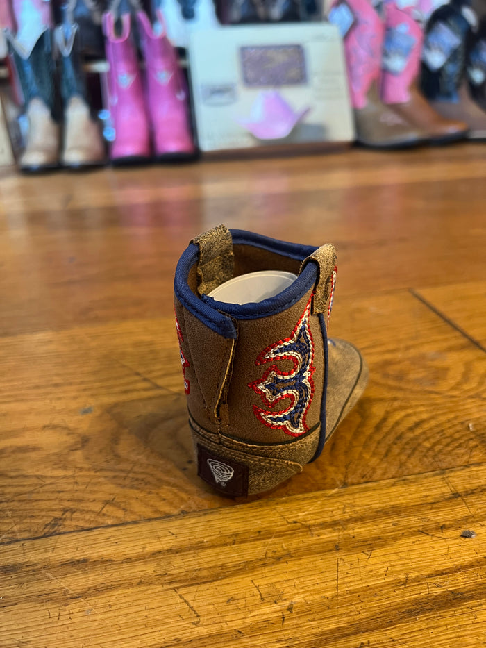 Twister Patriot Baby Buckers Cowboy Boots