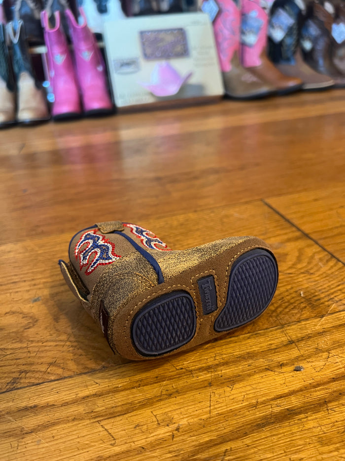 Twister Patriot Baby Buckers Cowboy Boots