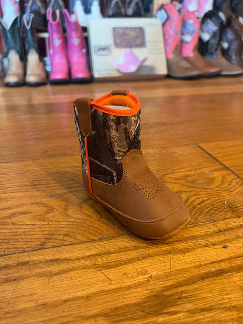 Twister Camo Baby Buckers Cowboy Boots