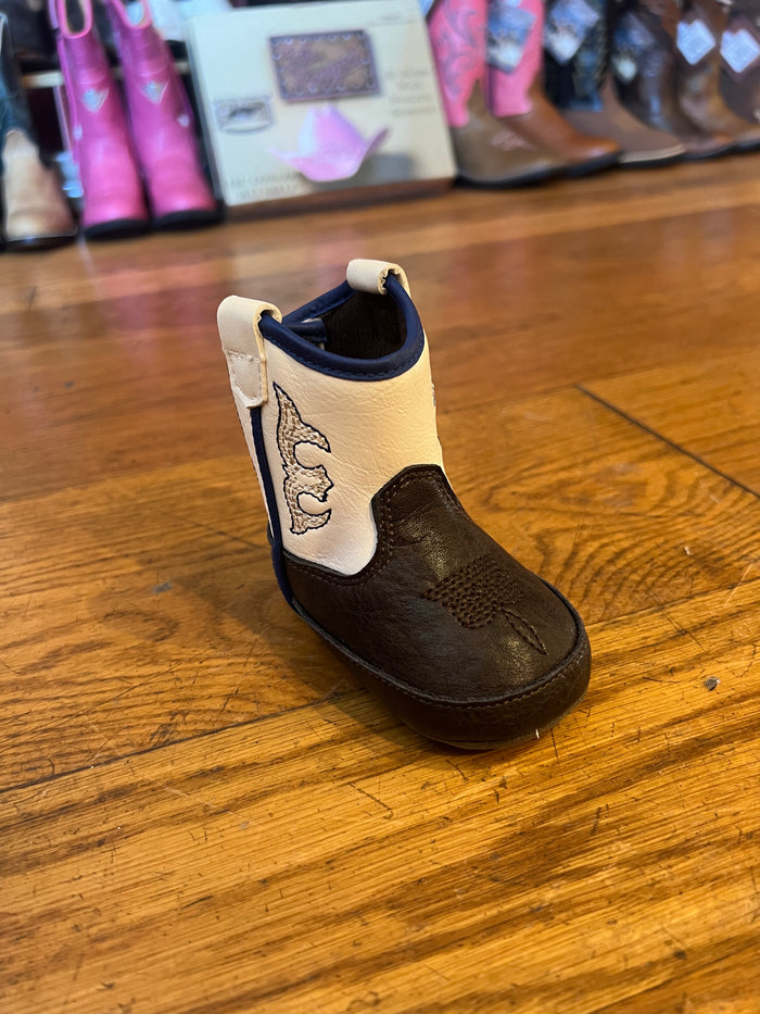 Twister White Baby Buckers Cowboy Boots