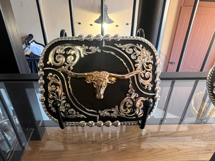 Texas Longhorn Rodeo Buckle