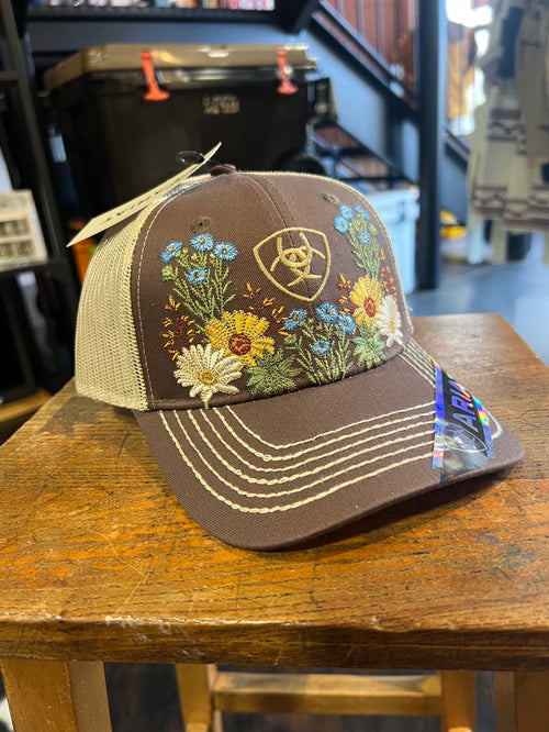 Ariat Floral Trucker Cap