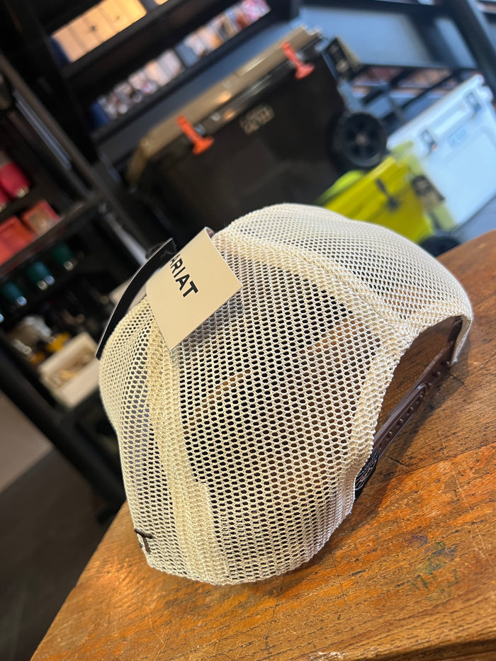 Ariat Brown Buckle Trucker Cap
