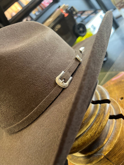 100% Wool Brown Cattleman Cowboy Hat