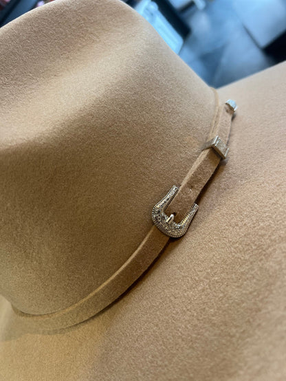 100% Wool Tan  Cattleman Cowboy Hat