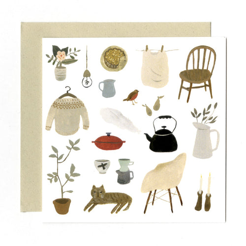 A Calm Morning at Home card