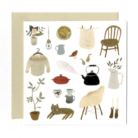 A Calm Morning at Home card