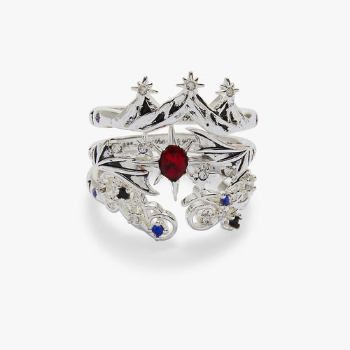 A Court of Thorns and Roses™ Bat Boys Ring Set of 3