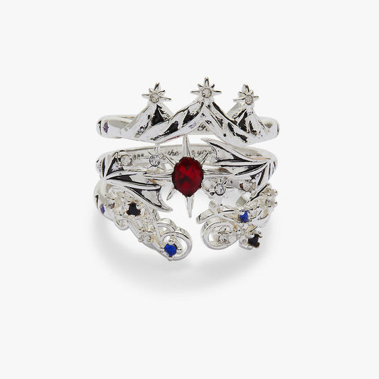 A Court of Thorns and Roses™ Bat Boys Ring Set of 3